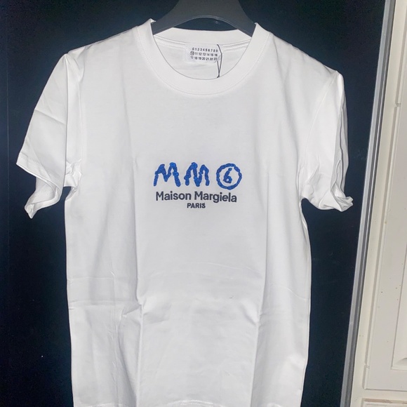 Maison Margiela White Embroidered Tee - Picture 2 of 8